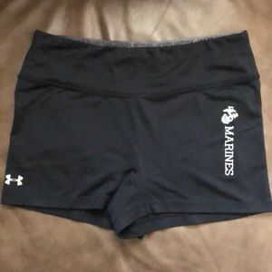 Under Armour black workout shorts
